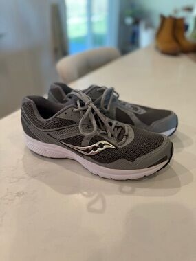 Saucony Shoes Mens 11 Gray White Cohesion Running Sneakers